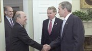 Oλοκληρώθηκε η συνάντηση του Πρωθυπουργού με τον Τζορτζ Μπους (2)