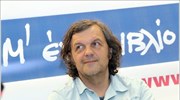 Ο Σέρβος σκηνοθέτης, ηθοποιός και μουσικός Εμίρ Κουστουρίτσα κατά τη διάρκεια της ...