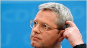 Ο Γερμανός υπουργός Περιβάλλοντος Νόρμπερτ Ρέτγκεν παραιτήθηκε μετά τα αποτελέσματα στις περιφερειακές ...