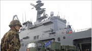 Αντιβαλλιστικά πυραυλικά συστήματα PAC-3 (Patriot Advanced Capability-3) αποβιβάζονται στο λιμάνι Ισιγκάκι, στη ...