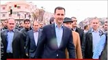 Ο πρόεδρος της Συρίας Μπασάρ αλ ¶σαντ βρίσκεται σήμερα στη Χομς, στο ...