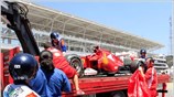 Η Ferrari του Φερνάντο Αλόνσο έμεινε από κινητήρα τέσσερα λεπτά πριν από ...