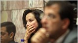 Η υπουργός Παιδείας Αννα Διαμαντοπούλου παρακολουθεί την  έκτακτη συνεδρίαση της Κ.Ο. ...