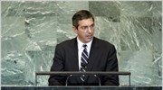 O υπουργός Εξωτερικών Σταύρος Λαμπρινίδης μιλάει στην 66η Γενική Συνέλευση του ΟΗΕ ...