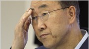 Ο γενικός γραμματέας του ΟΗΕ Μπαν Κι-μουν επανέλαβε σήμερα την έκκλησή του ...