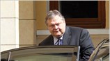 Ο αντιπρόεδρος της κυβέρνησης και υπουργός Οικονομικών Ευάγγελος Βενιζέλος φεύγει από την ...