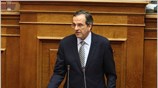 Από το βήμα της Βουλής, κατά τη συζήτηση για τον εφαρμοστικό νόμο ...