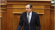 Από το βήμα της Βουλής, κατά τη συζήτηση για τον εφαρμοστικό νόμο ...