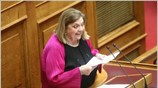 «Ναι» ψήφισε η βουλευτής της Ν.Δ. Ελσα Παπαδημητρίου στη ψηφοφορία επί του ...