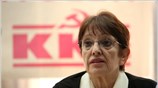 «Ωμό» και «χυδαίο» εκβιασμό, χαρακτήρισε η γενική γραμματέας του ΚΚΕ Αλέκα Παπαρήγα, ...