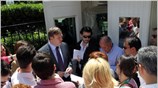 Σε καλό κλίμα έγινε η συνάντηση του πρωθυπουργού Γιώργου Παπανδρέου με τον ...