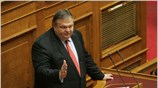 «Προτείνουμε προκαταρκτική εκεί όπου υπάρχει υλικό», δήλωσε ο υπουργός Εθνικής Aμυνας Ευάγγελος ...