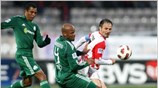Ο Ολυμπιακός Βόλου νίκησε με 3-2 τον Παναθηναϊκό στο «Πανθεσσαλικό» στάδιο, στο ...