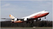 Το Boeing 747-8 Intercontinental έκανε την Κυριακή την παρθενική του πτήση. Το ...