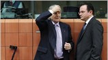 Ο διοικητής της Ευρωπαϊκής Κεντρικής Τράπεζας Ζαν Κλόντ Τρισέ συνομιλεί με τον ...