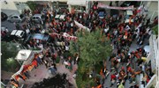 Συγκέντρωση διαμαρτυρίας ενάντια στις προτάσεις της τρόικας για την απελευθέρωση της αγοράς ...