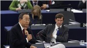 Ο γενικός γραμματέας του ΟΗΕ Μπαν Κι Μουν κάλεσε σήμερα τους Ευρωπαίους ...