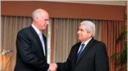 Την πλήρη στήριξή προς τις προσπάθειες του Προέδρου της Κυπριακής Δημοκρατίας Δ. ...