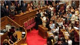 O Πρόεδρος της Δημοκρατίας Κάρολος Παπούλιας στη συνεδρίαση της ολομέλειας της 15ης ...
