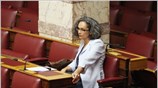 Η ανεξάρτητη βουλευτής Σοφία Σακοράφα υποστήριξε στη διάρκεια της συζήτησης στην Ολομέλεια ...