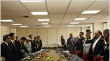 Διευρυμένη συνάντηση υπό τον αντιπρόεδρο της κυβέρνησης Θεόδωρο Πάγκαλο και τον Κινέζο ...