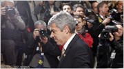 Ο Πορτογάλος σοσιαλιστής πρωθυπουργός Ζοσέ Σώκρατες φτάνει στη Σύνοδο των ηγετών της ...