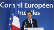 Ο Πρόεδρος της Γαλλίας Νικολά Σαρκοζί χαιρέτισε τη συμφωνία που επιτεύχθηκε για ...