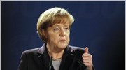Η Γερμανίδα καγκελάριος Ανγκελα Μέρκελ δήλωσε σήμερα ότι είναι δεσμευμένη «σθεναρά» απέναντι ...