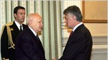Ο Πρόεδρος της Δημοκρατίας Κάρολος Παπούλιας (Α) και ο Πρόεδρος της Βουλής ...