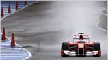 Ο Ισπανός οδηγός της Ferrari, Fernando Alonso δοκίμασε σήμερα την F10 στην ...