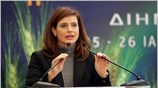 Η υπουργός Αγροτικής Ανάπτυξης και Τροφίμων, Κατερίνα Μπατζελή, μιλά στην διημερίδα του ...
