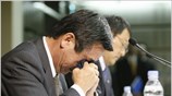 Ο πρόεδρος της Toyota Motorsport, Tadashi Yamashina, δακρύζει κατά την ανακοίνωση της ...