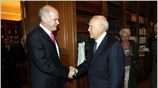 Καλή δύναμη ευχήθηκε ο Πρόεδρος της Δημοκρατίας Κάρολος Παπούλιας, στον Πρόεδρο του ...