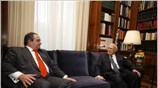 Στον Πρόεδρο της Δημοκρατίας κ. Κάρολο Παπούλια υπέβαλε την παραίτησή του ο ...