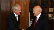 Εθιμοτυπική συνάντηση με τον Πρόεδρο της Δημοκρατίας Κάρολο Παπούλια είχε σήμερα ο ...