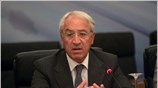 Ο υπηρεσιακός υπουργός Εσωτερικών Σπύρος Φλογαϊτης, στη συνέντευξη Τύπου με θέμα τη ...