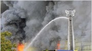Μεγάλη πυρκαγιά βρίσκεται σε εξέλιξη από τις 6.45 το πρωί στο εργοστάσιο ...