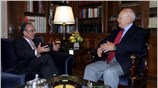 Ο Πρόεδρος της Δημοκρατίας Κάρολος Παπούλιας, συναντήθηκε στο Προεδρικό Μέγαρο με τον ...