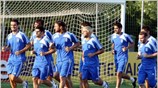 Προπόνηση της Εθνικής ομάδας ποδοσφαίρου στις εγκαταστάσεις του Αγίου Κοσμά ενόψει της ...