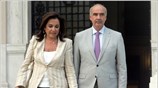 Ο ΥΕΘΑ Βαγγέλης Μεϊμαράκης και η υπουργός Εξωτερικών  Ντόρα Μπακογιάννη, κατά ...