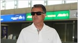 Ο προπονητής της ΑΕΚ Ντούσαν Μπάγεβιτς στο Αεροδρόμιο Ελευθέριος Βενιζέλος της Αθήνας, ...