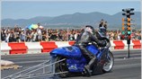 Στιγμιότυπο από τους αγώνες επιτάχυνσης (dragster), που πραγματοποιήθηκαν στην Τρίοδο Μεσσήνης το ...