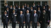 Ο Πρόεδρος της Δημοκρατίας Κάρολος Παπούλιας καιο αναπληρωτής υπουργός Εσωτερικών Χρήστος Μαρκογιαννάκης ...