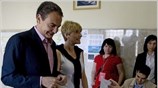 Η προσέλευση στης κάλπες στην ψηφοφορία για τις ευρωεκλογές που ξεκίνησε σήμερα ...