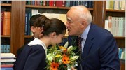 Ο Πρόεδρος της Δημοκρατίας Κάρολος Παπούλιας δέχθηκε σήμερα είκοσι μαθητές και μαθήτριες ...
