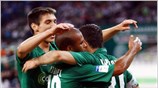 Ο Παναθηναϊκός νίκησε στο ΟΑΚΑ με 4-1 τον ΠΑΟΚ, στο πλαίσιο της ...