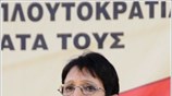 Οξεία κριτική προς ΠΑΣΟΚ, ΣΥΝ και ΝΔ, άσκησε η κ. Παπαρήγα μιλώντας ...