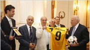 Ο Πρόεδρος της Δημοκρατίας Κάρολος Παπούλιας δέχθηκε σήμερα το Σύνδεσμο των Παλαιμάχων ...