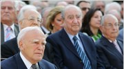 Ο Πρόεδρος της Δημοκρατίας Κάρολος Παπούλιας, ο πρώην Πρόεδρος της Δημοκρατίας Χρήστος ...