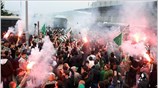Αποθεωτική υποδοχή γνώρισαν χθες το απόγευμα οι πρωταθλητές Ευρώπης στο αεροδρόμιο «Ελευθέριος ...